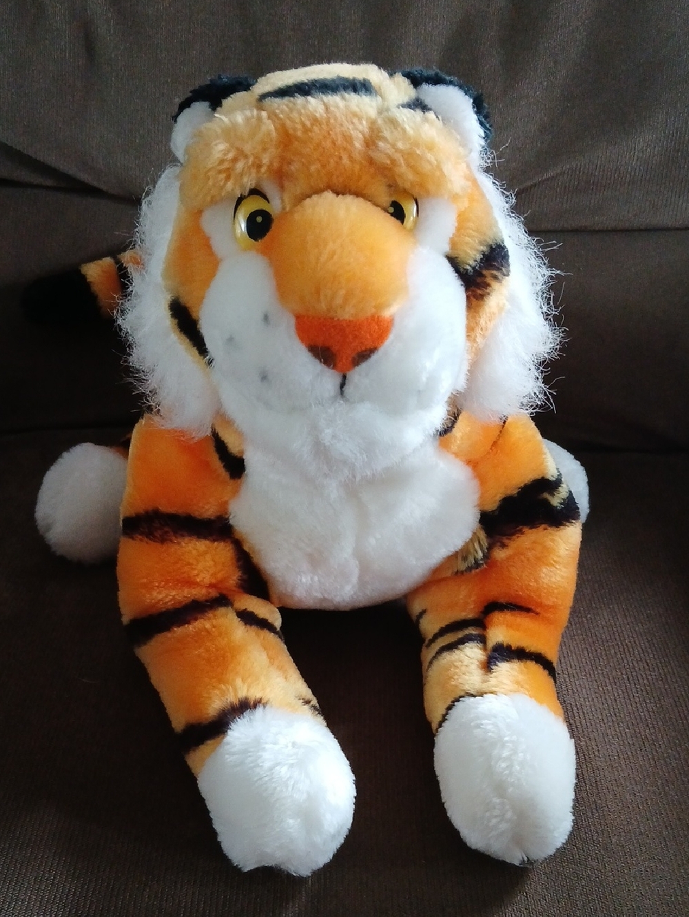 Disneyland Orange, White and Black Plush Tiger Stuffed Animal 90s 15 Inches